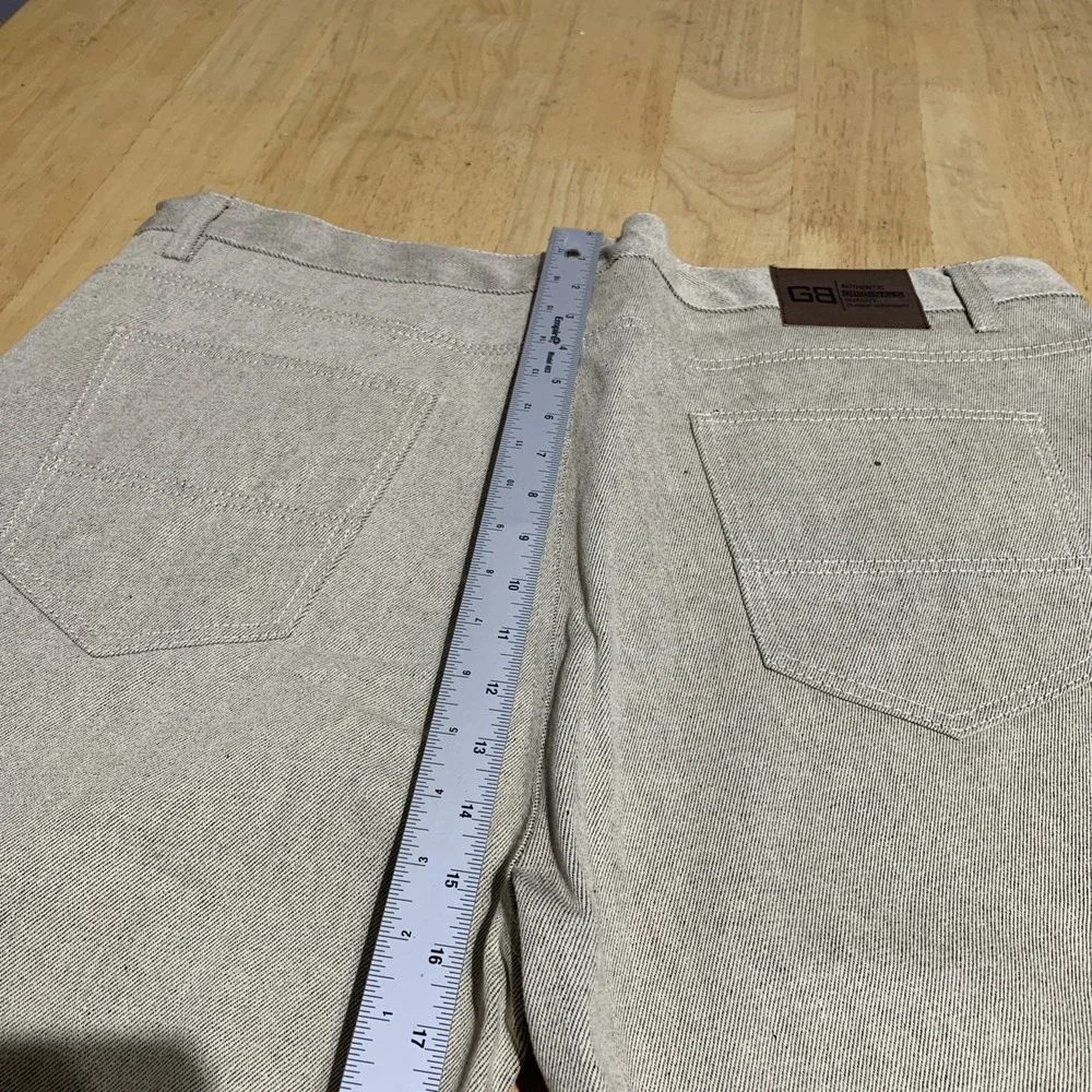 GB‎ Authentic Originals Mens Jeans 44x33 Grey Relaxed Fit Straight Leg New AO8